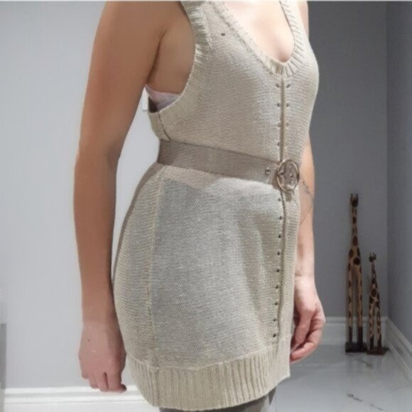 Banana Republic Safari Knit Sleeveless Top- Size M - Picture 5 of 8